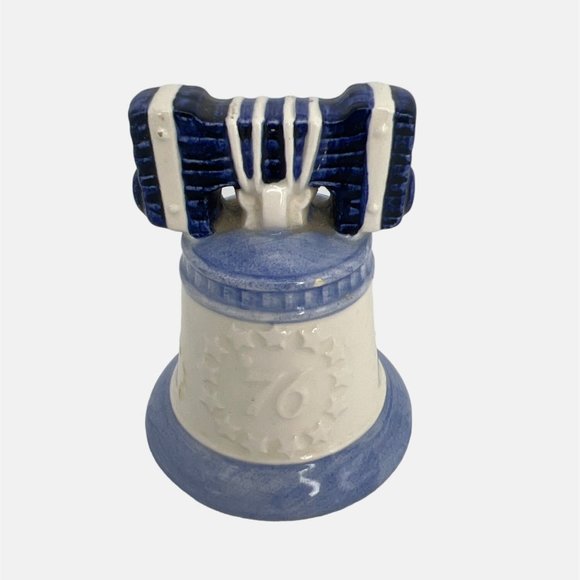 Vintage 1976 Inarco Liberty Bell Ceramic Collectible Bell Japan 3.25" - Picture 3 of 6